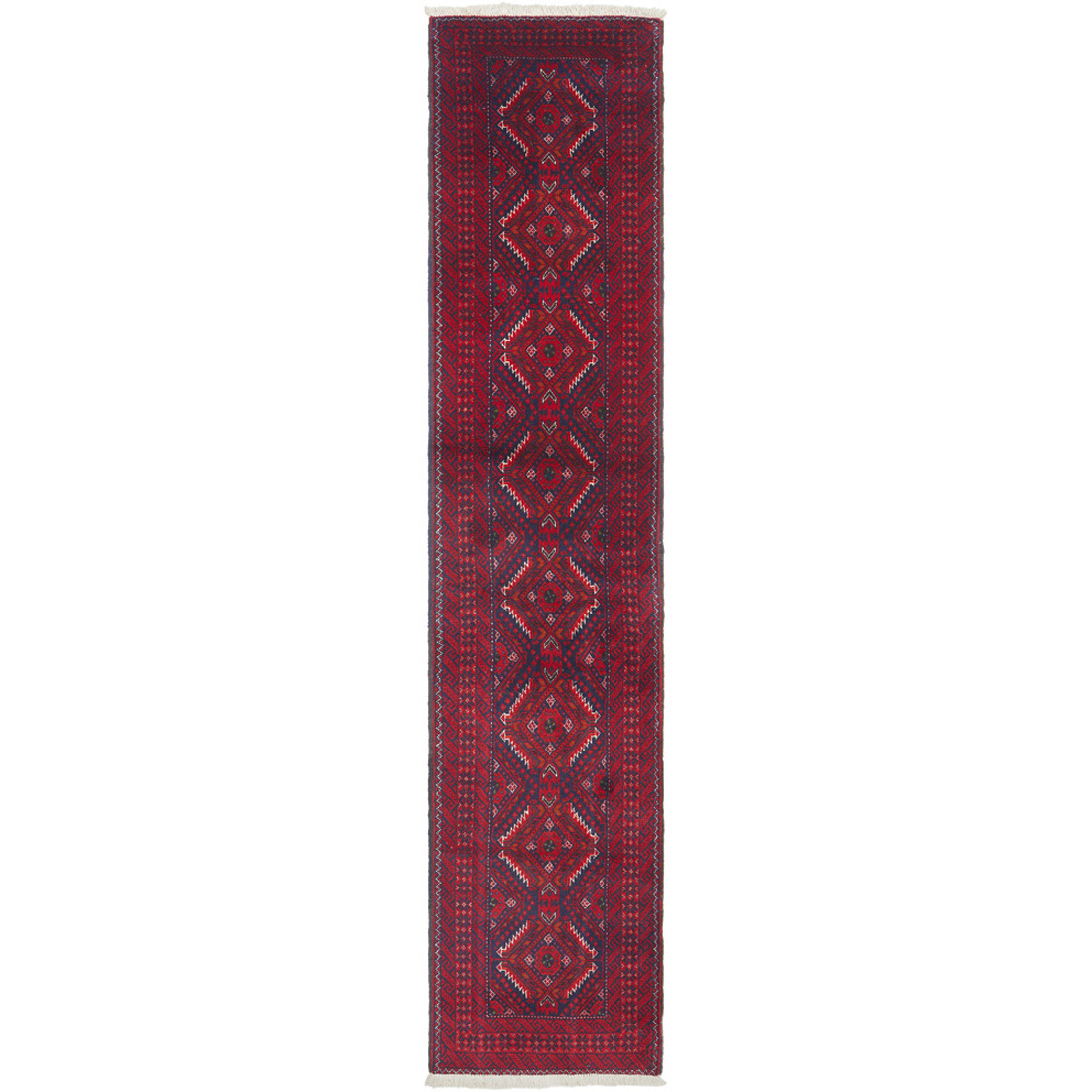 Balouch XII Hand-Knotted Wool Runner