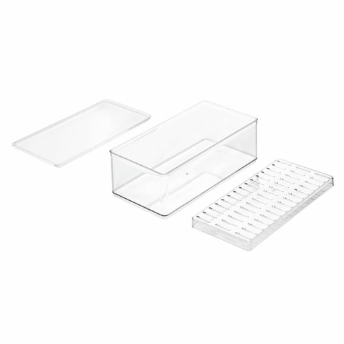 The Home Edit Refrigerator Storage with Drainage Tray