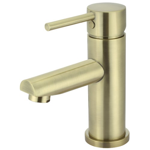 Tiger Bronze Gold Round Basin Mixer