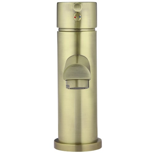 Tiger Bronze Gold Round Basin Mixer