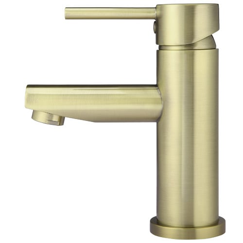 Tiger Bronze Gold Round Basin Mixer