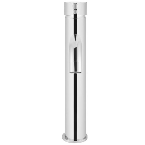 Tall Matte Black Curved Basin Mixer