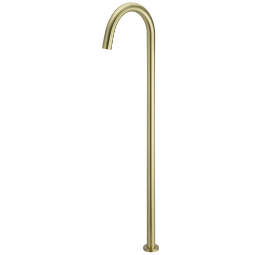 Matte Black Round Freestanding Bath Spout