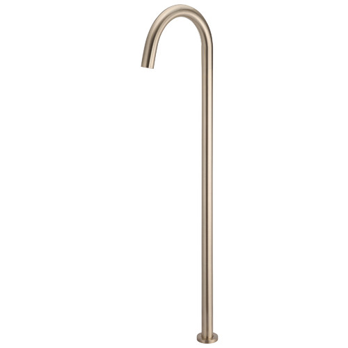 Matte Black Round Freestanding Bath Spout