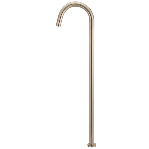 Matte Black Round Freestanding Bath Spout