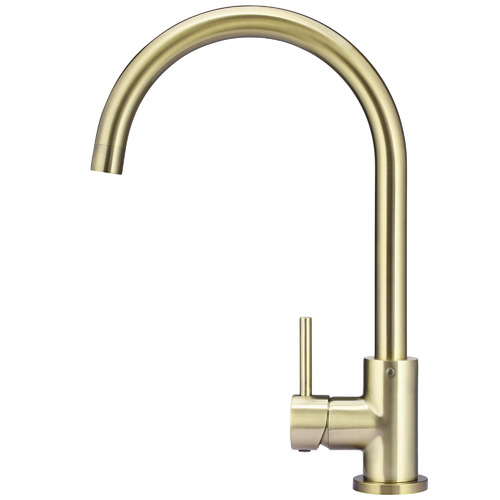 Matte Black Round Kitchen Mixer Tap