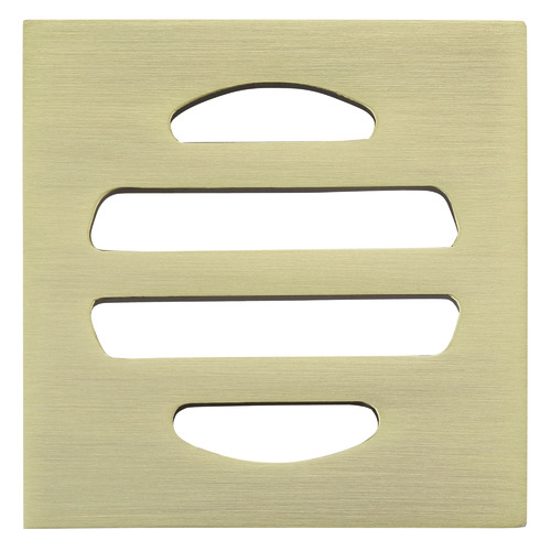 5cm Matte Black Square Shower Grate Floor Drain