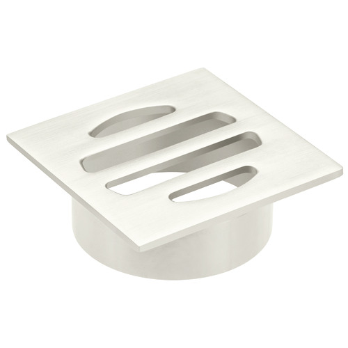 5cm Matte Black Square Shower Grate Floor Drain