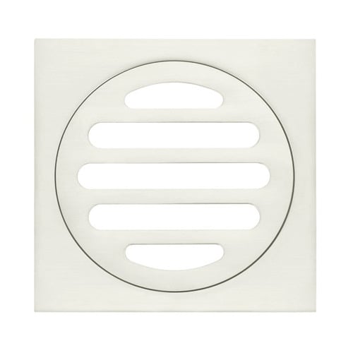 8cm Matte Black Square Shower Grate Floor Drain