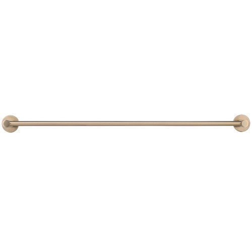 60cm Matte Black Round Double Towel Rail