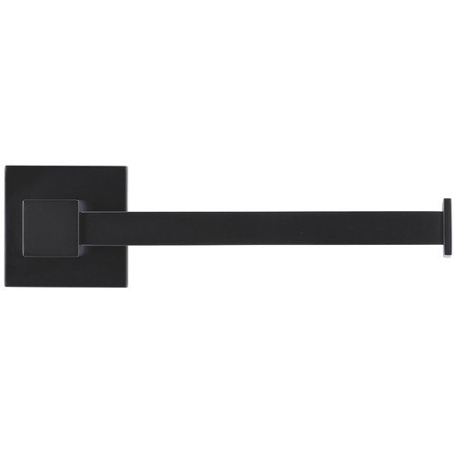 Matte Black Square Toilet Roll Holder