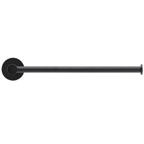 Matte Black Round Guest Towel Rail