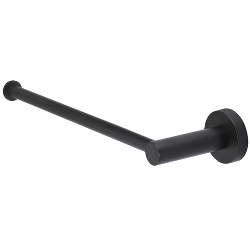 Matte Black Round Guest Towel Rail