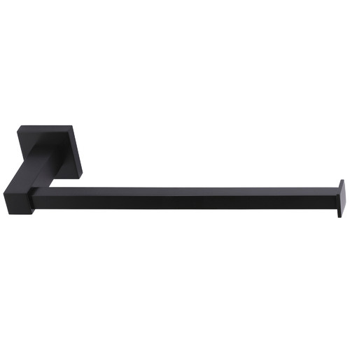 Matte Black Square Guest Towel Rail