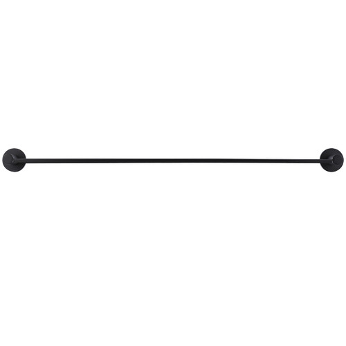 Matte Black Round Bathroom Shelf