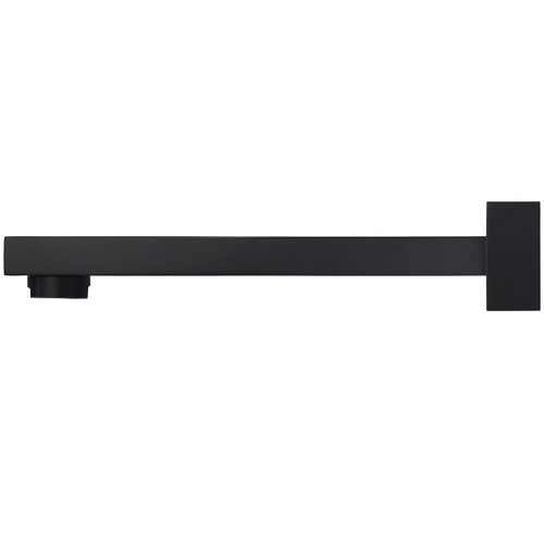 Meir Matte Black Square Bath Spout | Temple & Webster