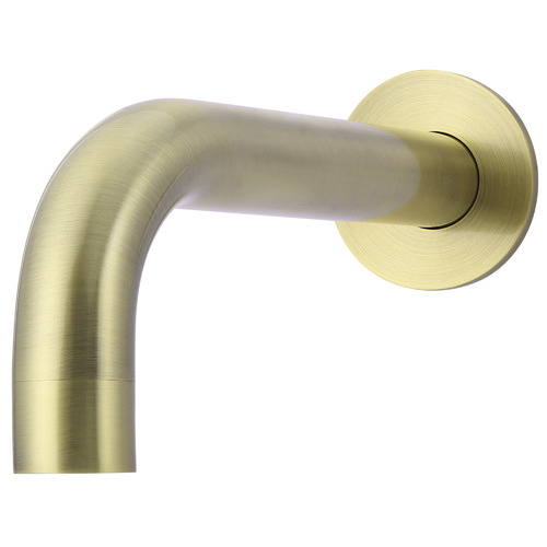 Tiger Bronze Gold Round Curved Wall Spout