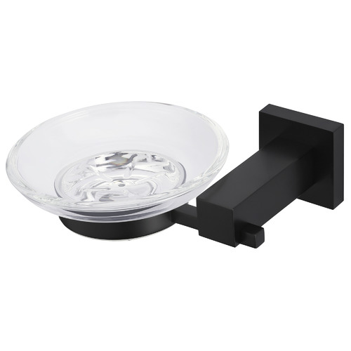 Matte Black Round Soap Dish Temple & ster