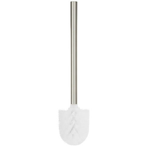 Matte Black Round Toilet Brush & Holder Set