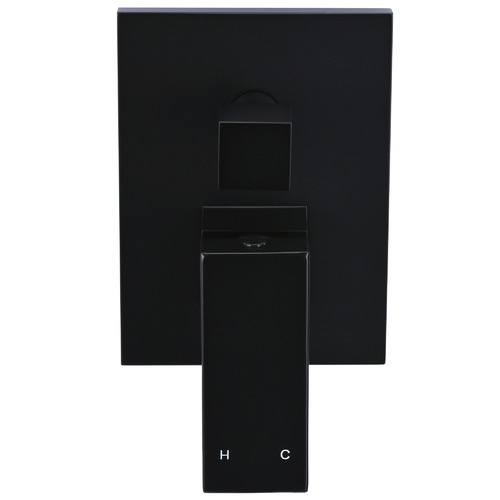 Matte Black Square Diverter Mixer