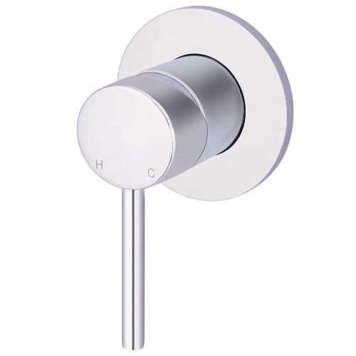 Matte Black Round Wall Mixer