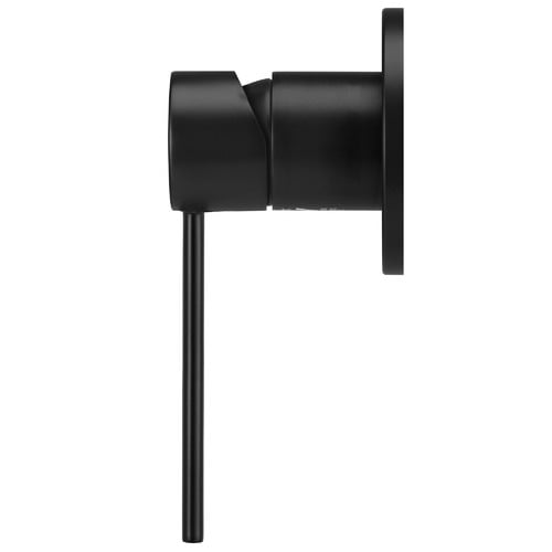 Matte Black Round Wall Mixer