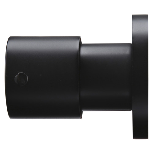 Matte Black Round Quarter Turn Wall Top Assemblies