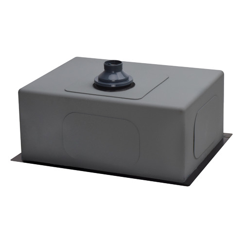 38 x 44cm Gunmetal Black Single Stainless Steel Kitchen Sink Bowl