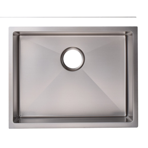 45 x 45cm Brushed Nickel Single Stainless Steel Kitchen Sink Bowl