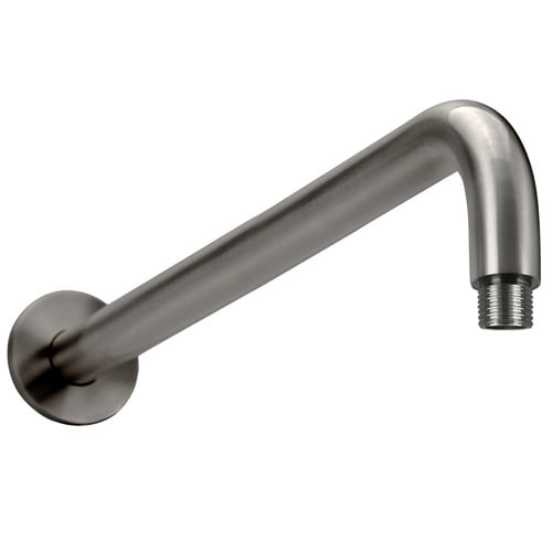 Round Agatha Brass Curved Agatha Shower Arm