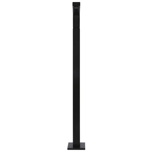 Matte Black Square Freestanding Bath Mixer