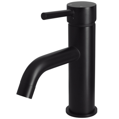 Matte Black Curved Basin Mixer