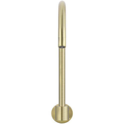 Round High-Rise Swivel Wall Spout