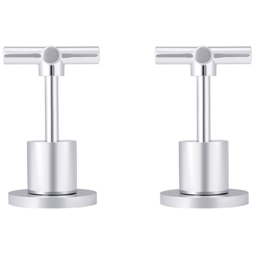 2 Piece Cross Handle Wall Top Assembly Set