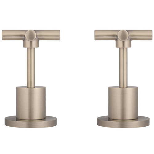 2 Piece Cross Handle Wall Top Assembly Set