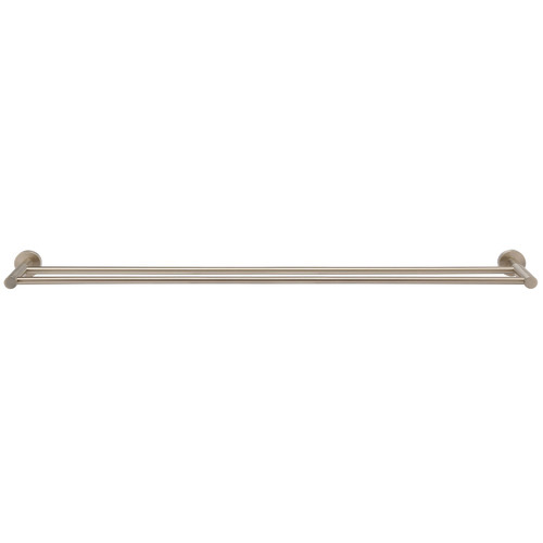 Double Bar Vertical Brass Towel Rail