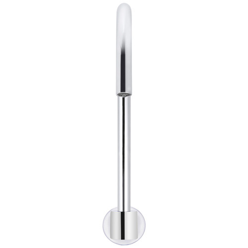 Round High-Rise Swivel Wall Spout
