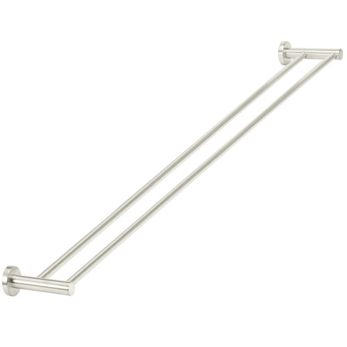 Double Bar Vertical Brass Towel Rail