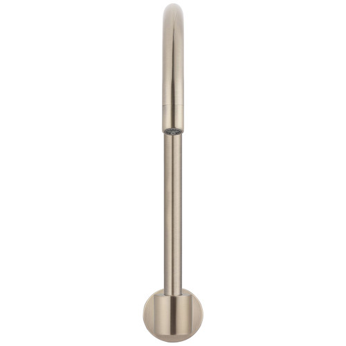 Round High-Rise Swivel Wall Spout