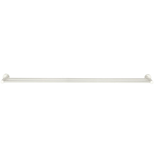 Double Bar Vertical Brass Towel Rail