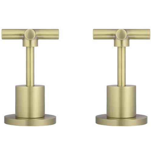 2 Piece Cross Handle Wall Top Assembly Set
