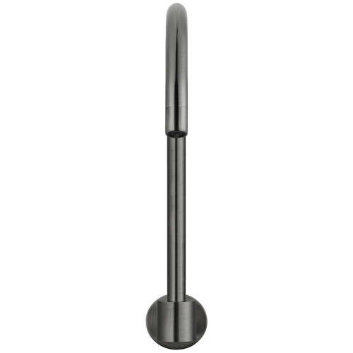 Round High-Rise Swivel Wall Spout