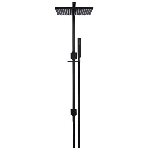 30cm Matte Black Square Shower Set