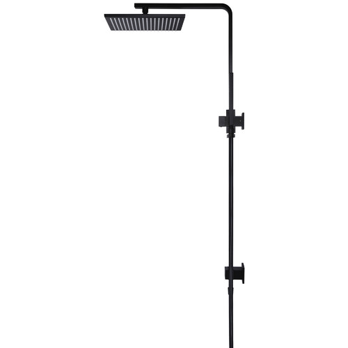 30cm Matte Black Square Shower Set
