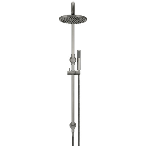Round 20cm Brass Shower Set