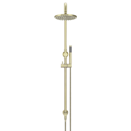 20cm Tiger Bronze Gold Round Single Function Shower Set