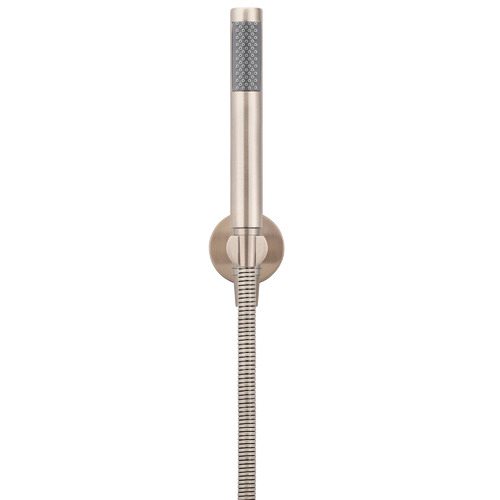 Round Brass Hand-Held Shower Head Set