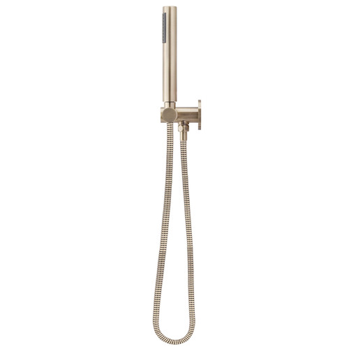 Champagne Round Hand-Held Shower on Bracket