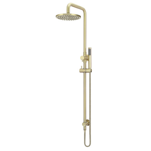 20cm Tiger Bronze Gold Round Single Function Shower Set