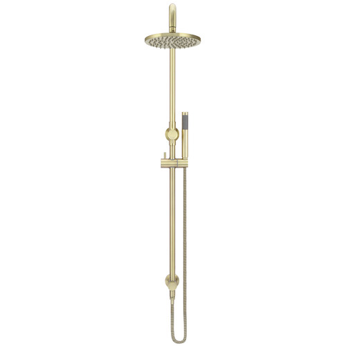 20cm Tiger Bronze Gold Round Single Function Shower Set